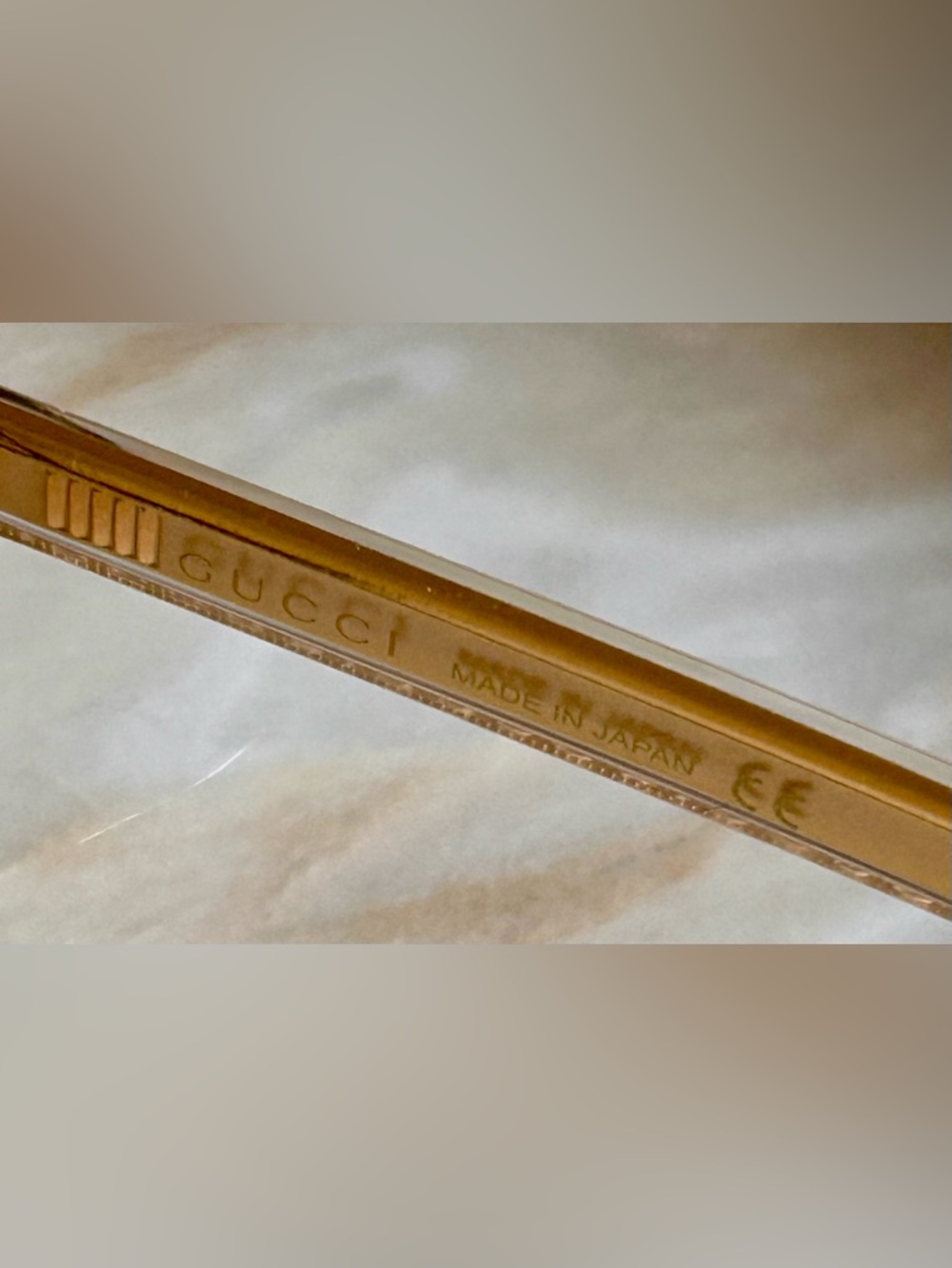 Gucci GG0566ON 002 Womens Tortoise Crystal Cat Eye Glasses Guaranteed Authentic - Picture 8 of 10